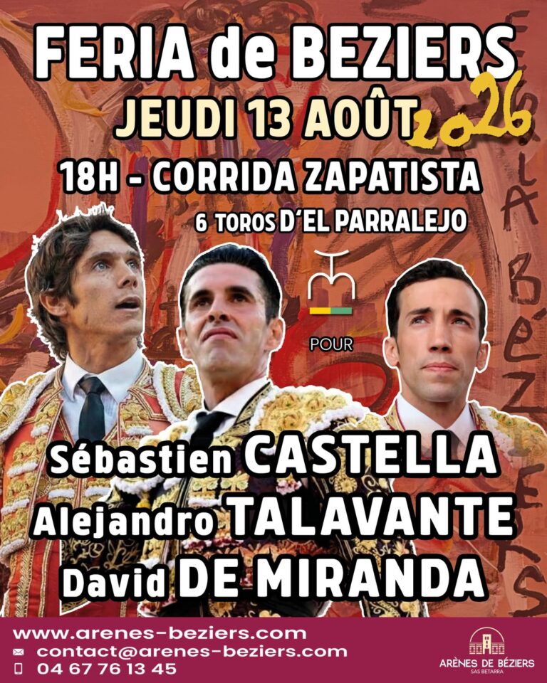 cartel feria beziers 13/08