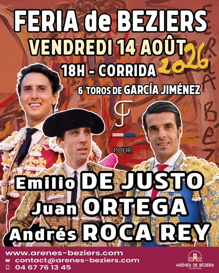 cartel feria beziers 14/08