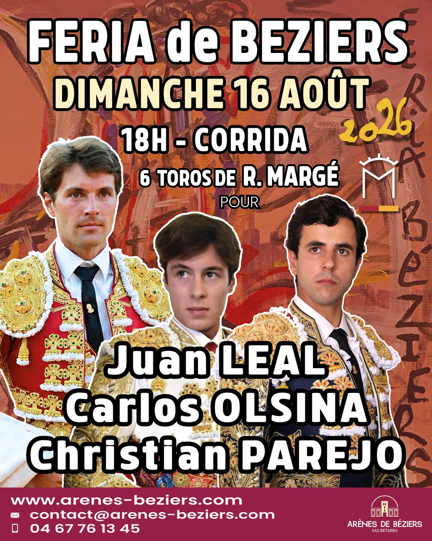 cartel feria beziers 16/08